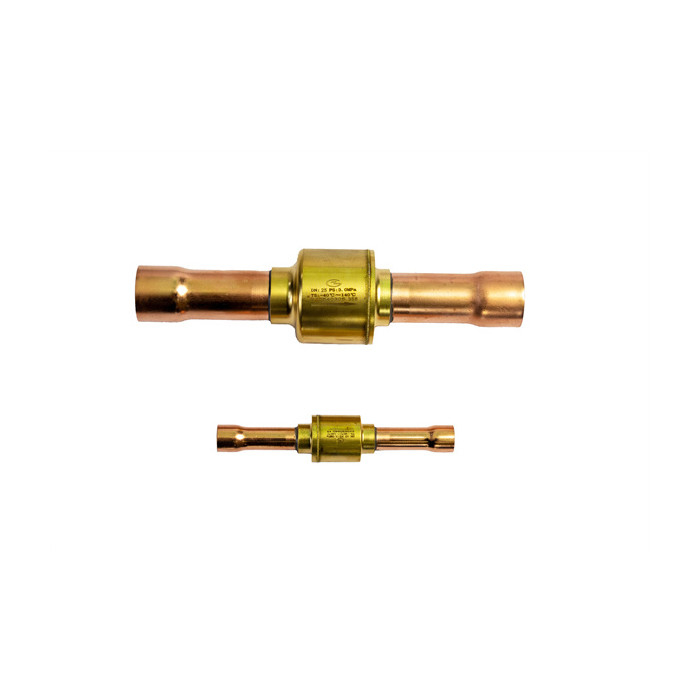 CFC HCFC HFC DN6  DN65 انخفاض الضغط المنخفض صمام التبريد غير العائدي الضغط الهيدروليكي 6.3MPa
