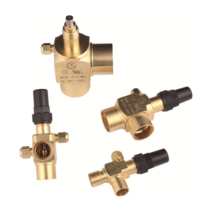 صمام زاوية التبريد لوسائط CFC HCFC HFC R717 مع حياة طويلة وضغط 9.5MPa