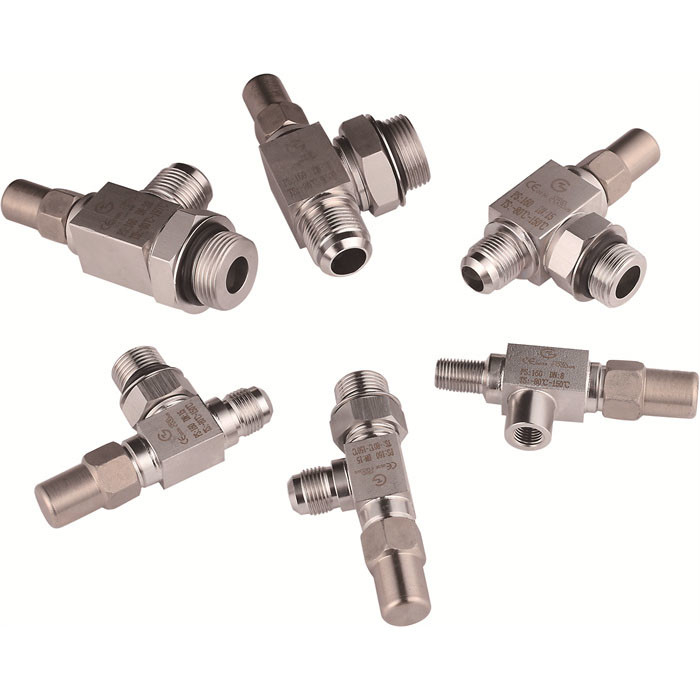 ثلاجة ثاني أكسيد الكربون 3/4 بوصة ضغط إيقاف الصمام الضغط العالي DN4  DN40 0  16.0 MPa - 40C  140C
