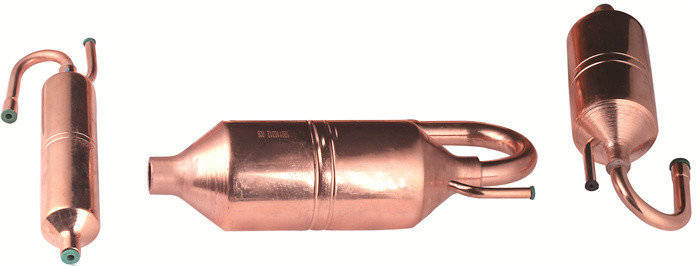 DN10  DN80 مرشح مجفف المبردات عنصر مرشح قابل للتخصيص لـ CFC HCFC HFC POE Oil معتمد CE