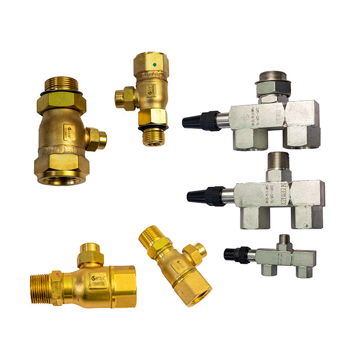 DN4-DN40 سهلة التثبيت 0.3 ~ 5.0MPa مقعد صمام السلامة المبرد لـ CFC HCFC HFC